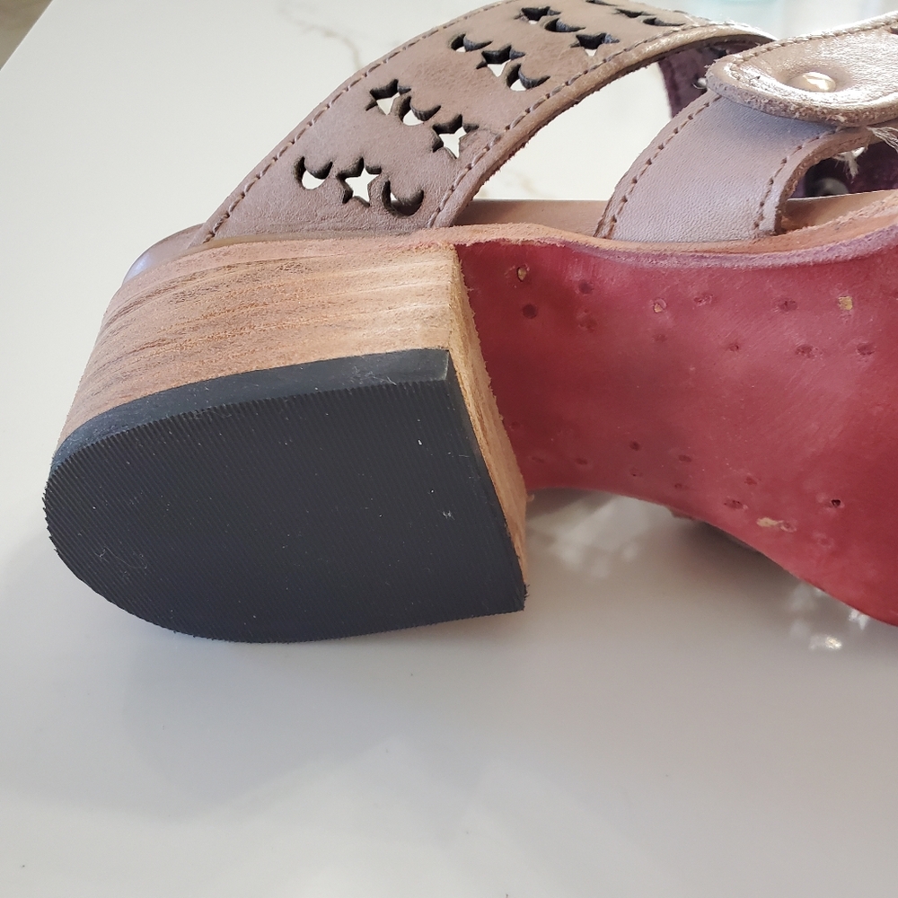 NEW - FREEBIRD by Steven Moonstar BLUSH -Women's Tan Leather Sandals, With A Box - Picture 3 of 11